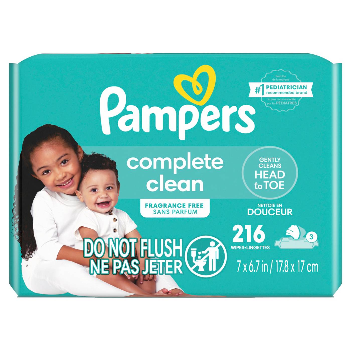 Pampers Complete Clean Baby Wipes - Fragrance Free, 3 pk; image 7 of 8