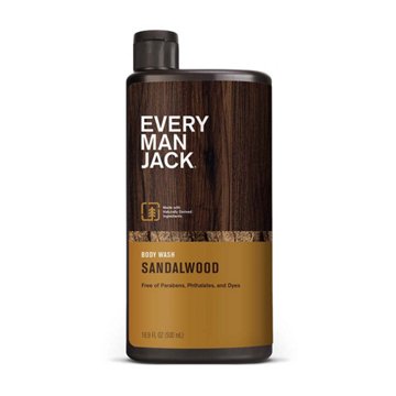 Every Man Jack Body Wash - Sandalwood, 16.9 oz