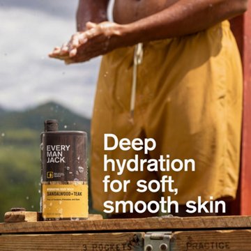 Every Man Jack Body Wash - Sandalwood, 16.9 oz