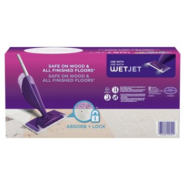 Swiffer WetJet Multi Surface Floor Cleaner Spray Mop Pad Refills, 15 ct