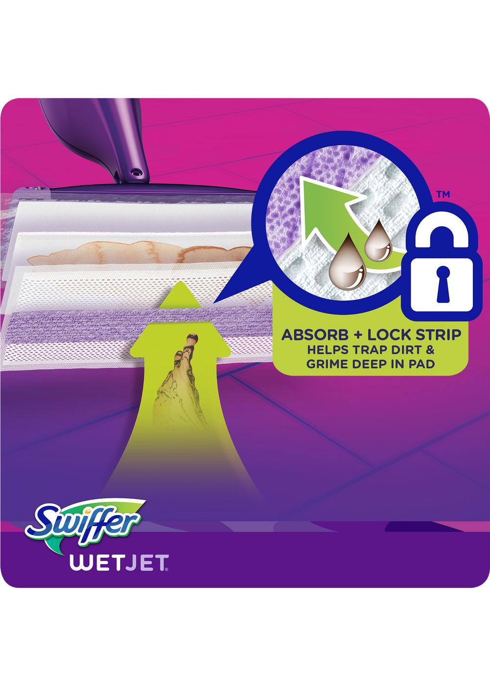 Swiffer WetJet Multi Surface Floor Cleaner Spray Mop Pad Refills; image 3 of 11