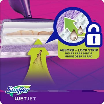 Swiffer WetJet Multi Surface Floor Cleaner Spray Mop Pad Refills, 15 ct