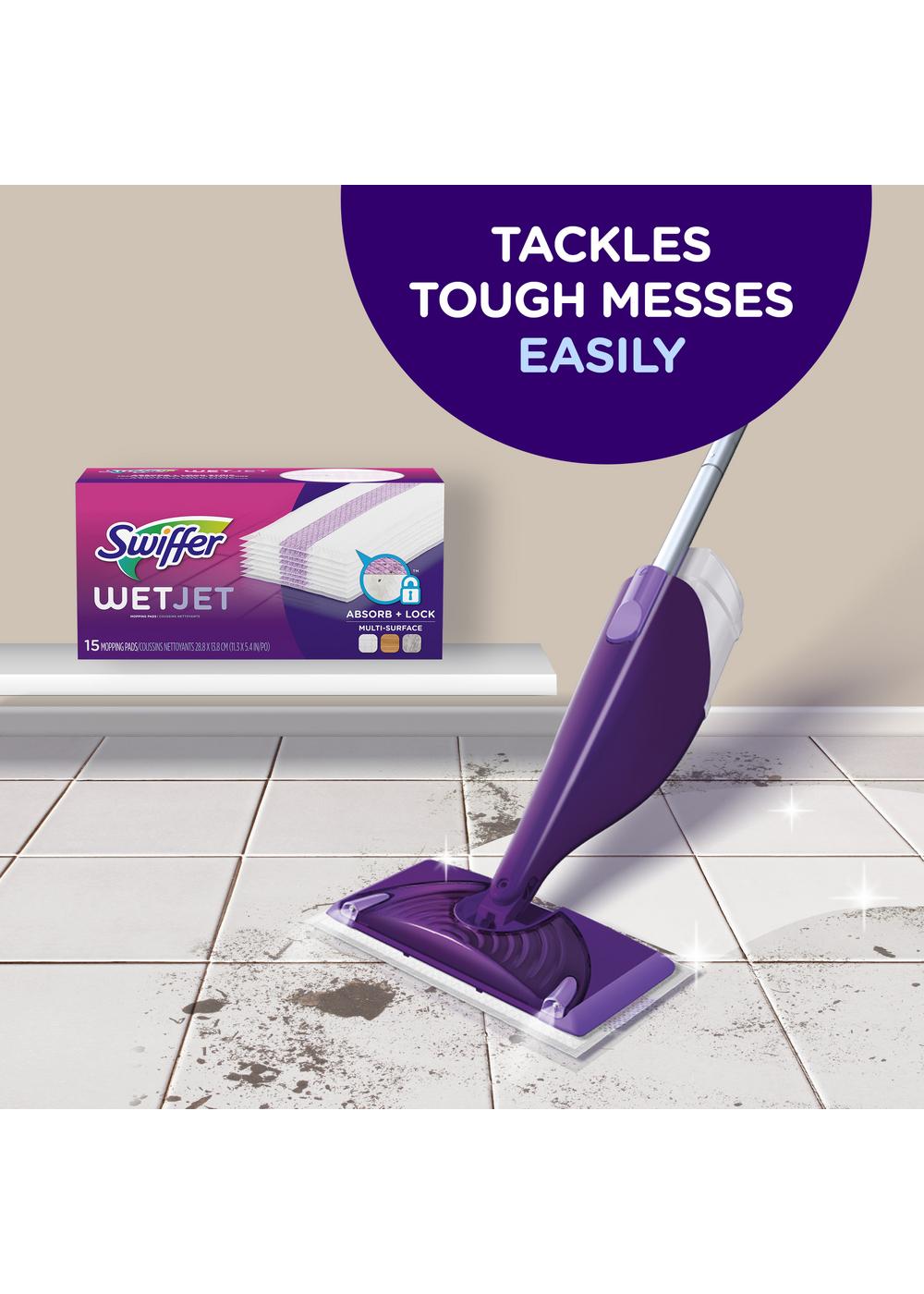 Swiffer WetJet Multi Surface Floor Cleaner Spray Mop Pad Refills; image 8 of 11