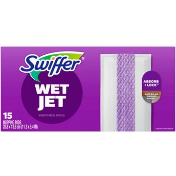 Swiffer Wet Jet Mop Cleaning Pads Refill, 15 ct