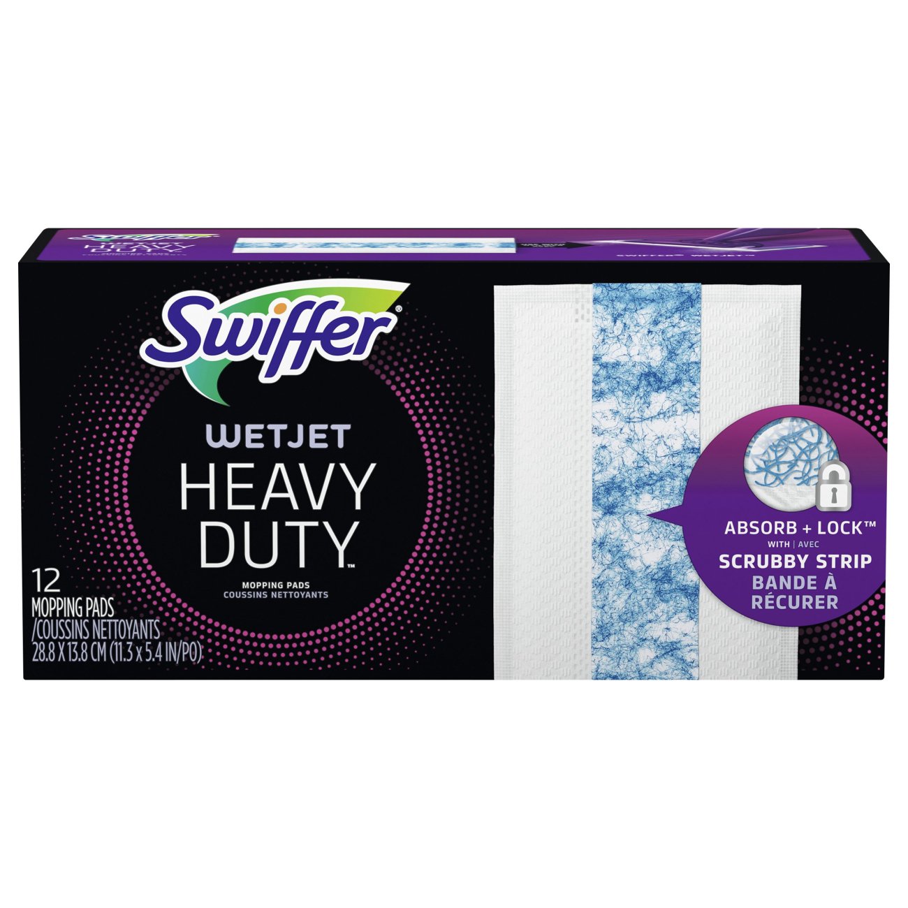 Swiffer Wetjet Hardwood Floor Cleaner Heavy Duty Spray Mop Pad