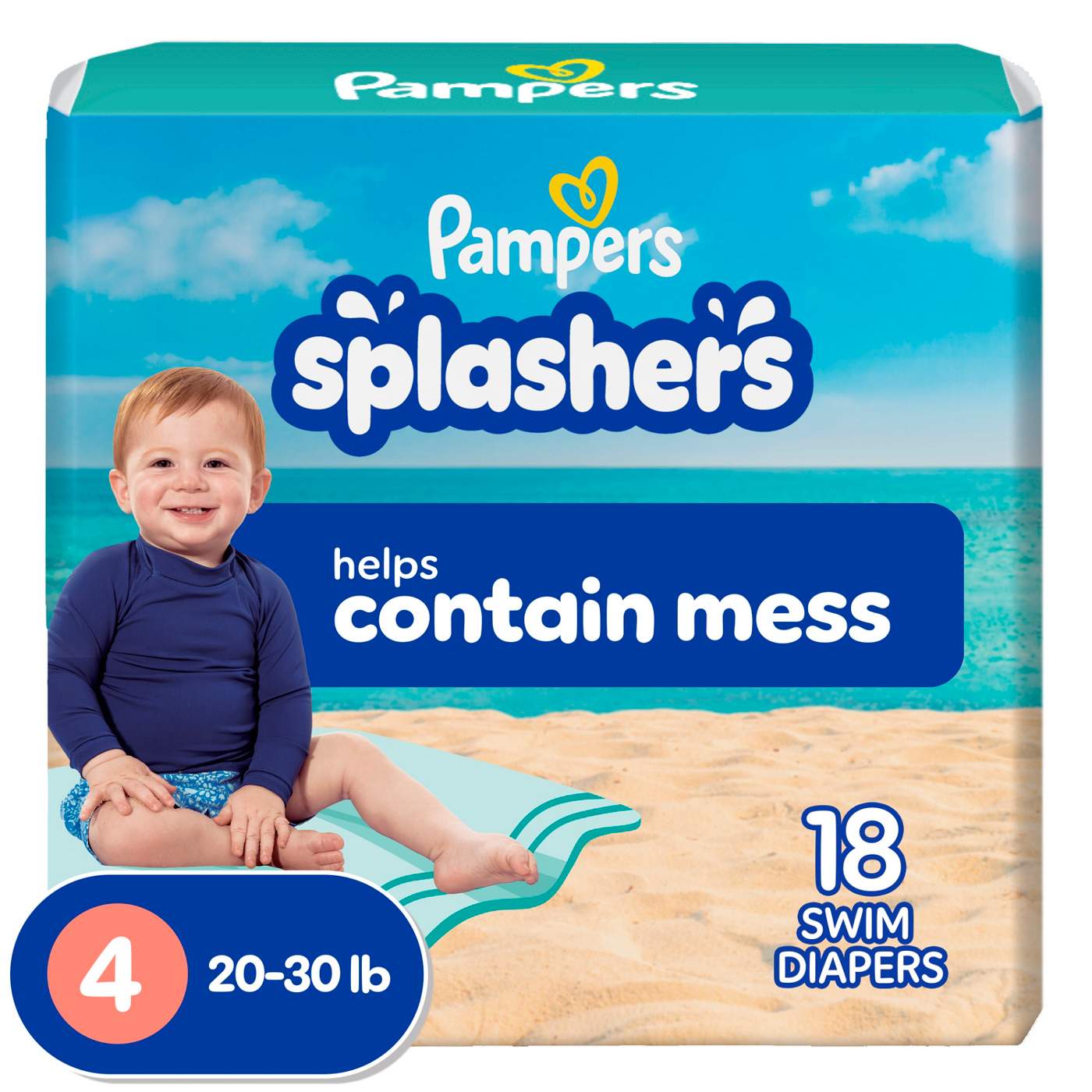 Pampers Splashers Swim Pants - Medium; image 1 of 10