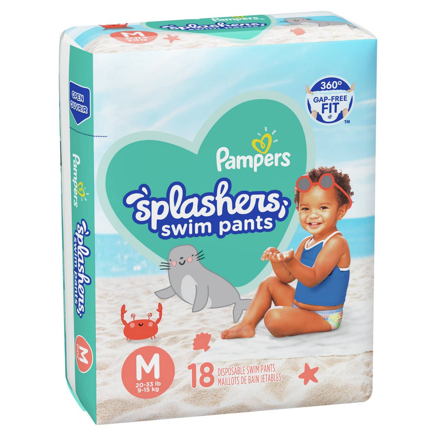 Pampers Splashers Swim Pants - Medium; image 2 of 2