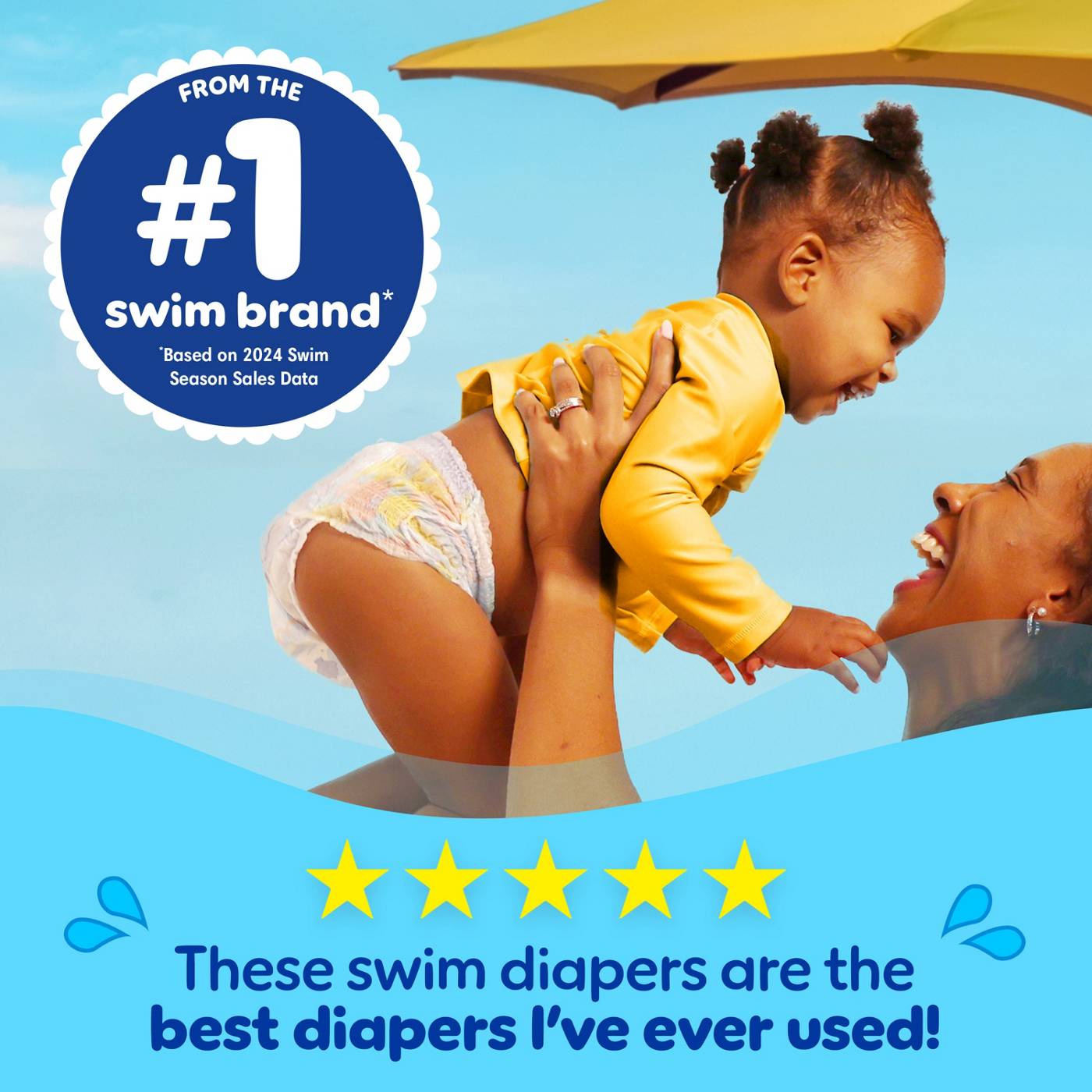 Pampers Splashers Swim Pants - Size 4; image 7 of 10