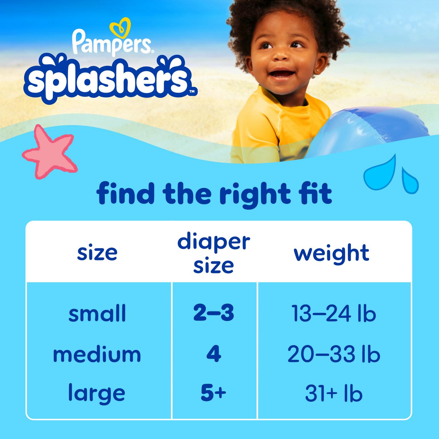 Pampers Splashers Swim Pants - Size 4; image 8 of 10