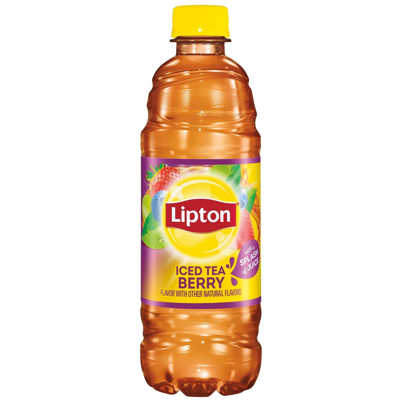 Lipton Iced Tea Berry Splash 16.9 oz Bottles; image 4 of 4