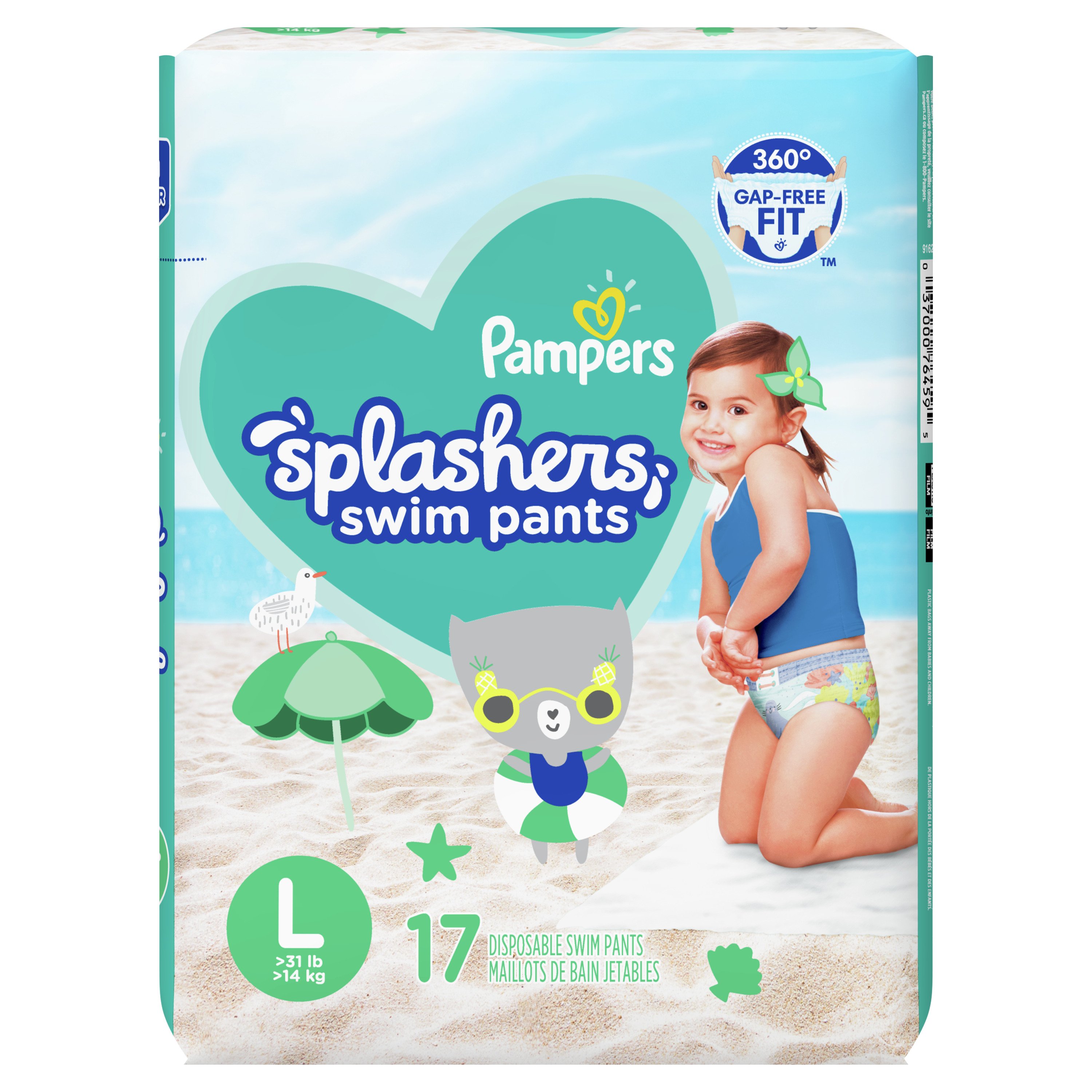Pampers Splashers Swim Pants - Large - Shop Diapers at H-E-B