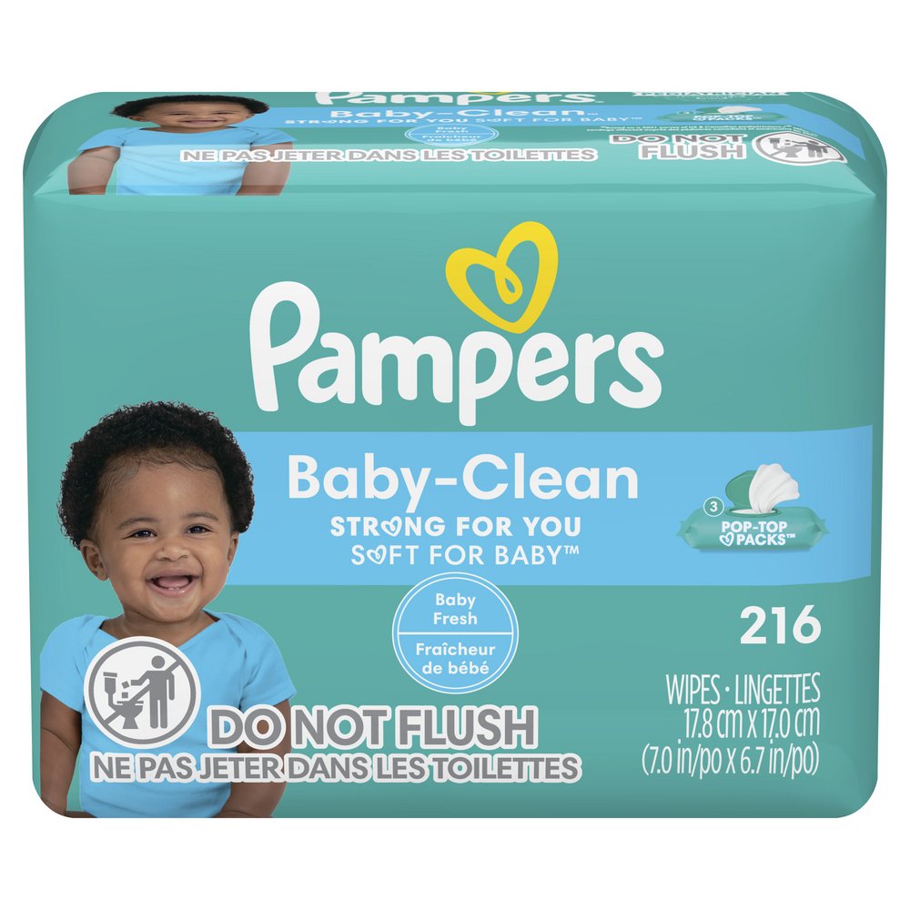 Pampers Fresh Scented Baby Wipes 3 Pk - Shop Baby Wipes at H-E-B