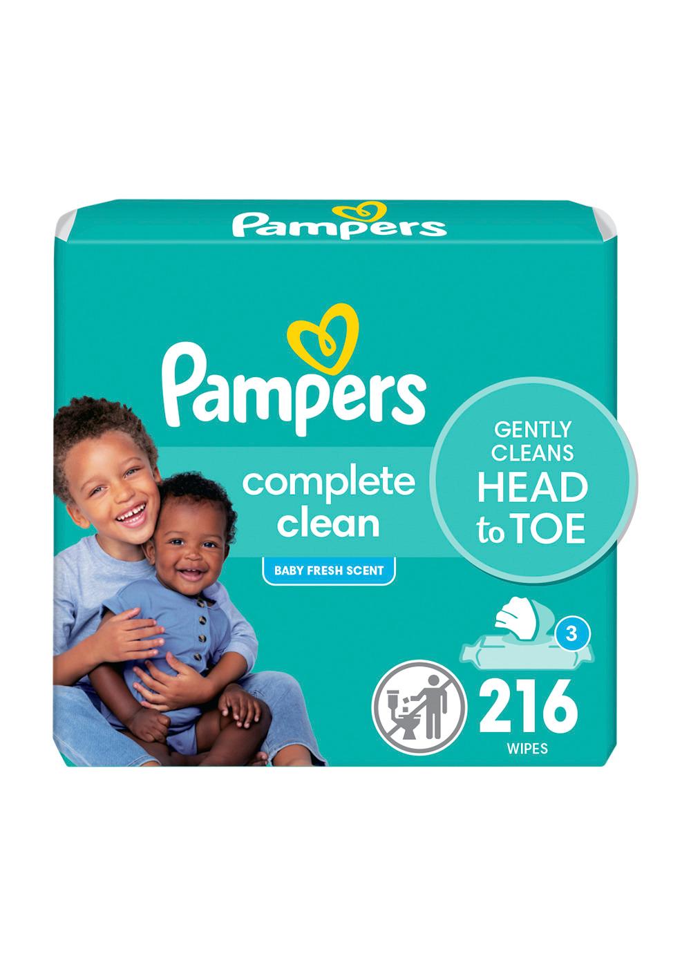 Pampers Complete Clean Baby Wipes - Fresh Scent, 3 pk; image 1 of 10