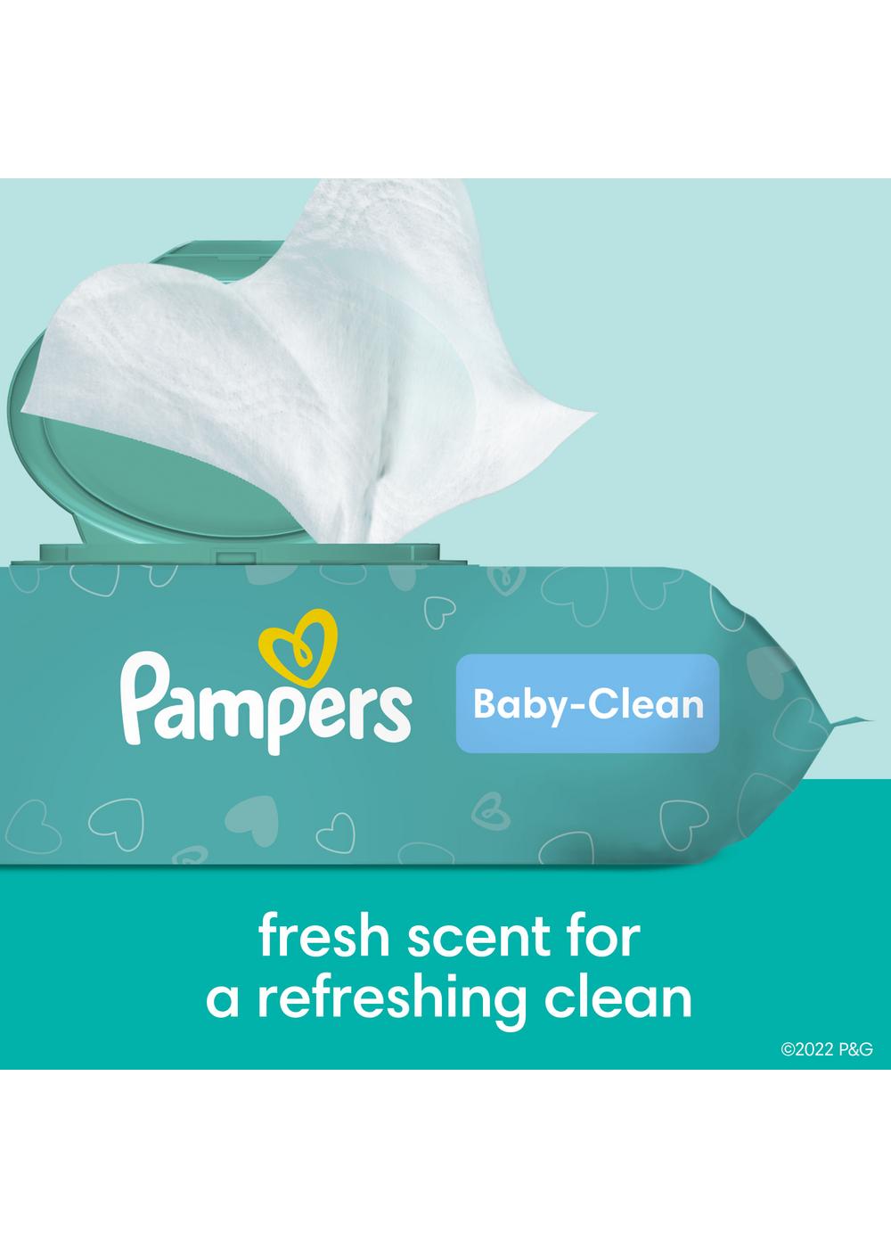 Pampers Baby Wipes - Fresh Scented 3 Pk; image 3 of 10