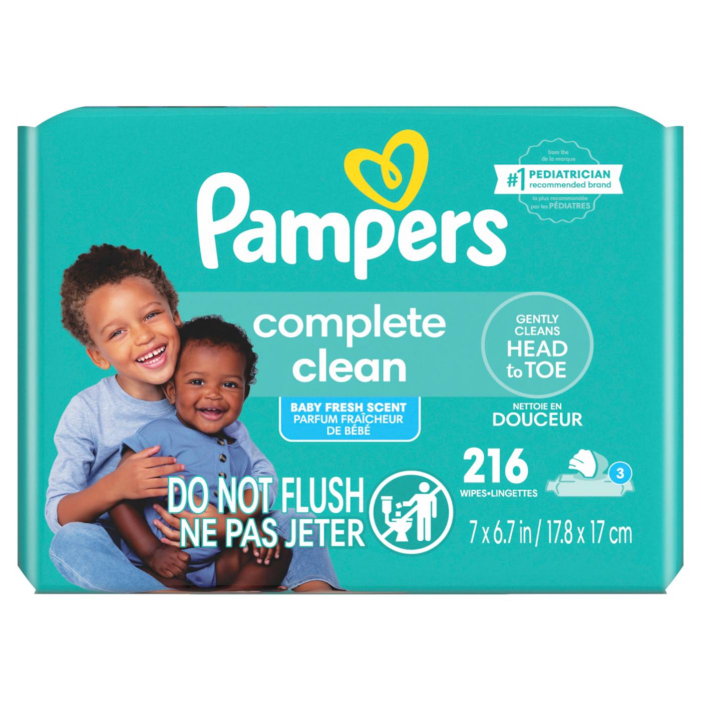 Pampers Complete Clean Baby Wipes - Fresh Scent, 3 pk; image 8 of 10