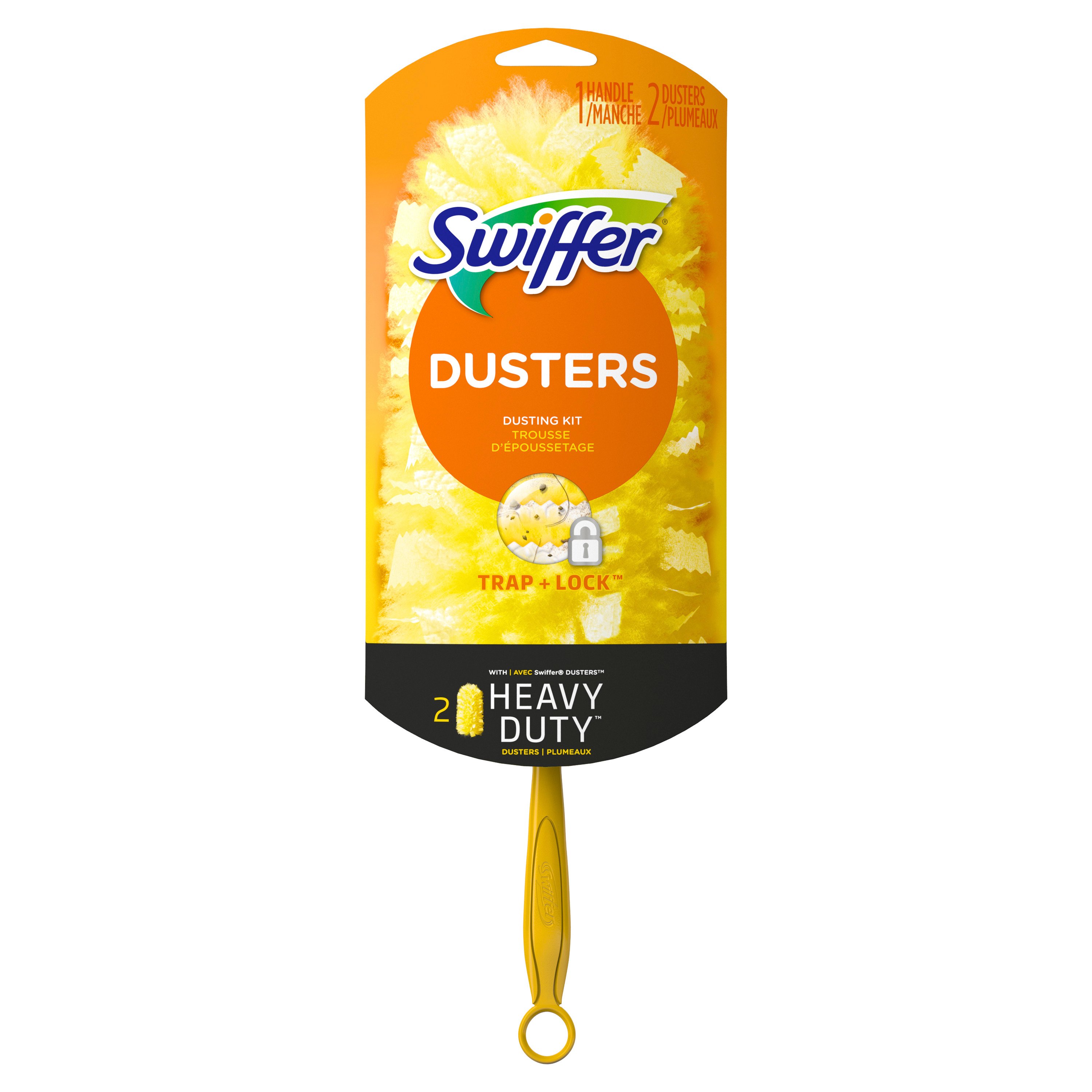 Swiffer Duster 360 Degree Dusters Heavy Duty Short Handle Starter Kit