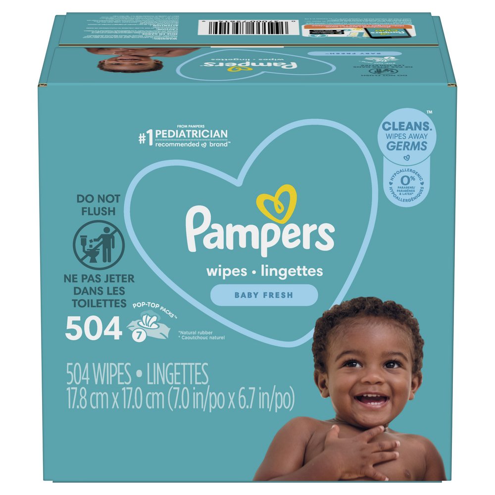 Pampers wipes fresh store scent