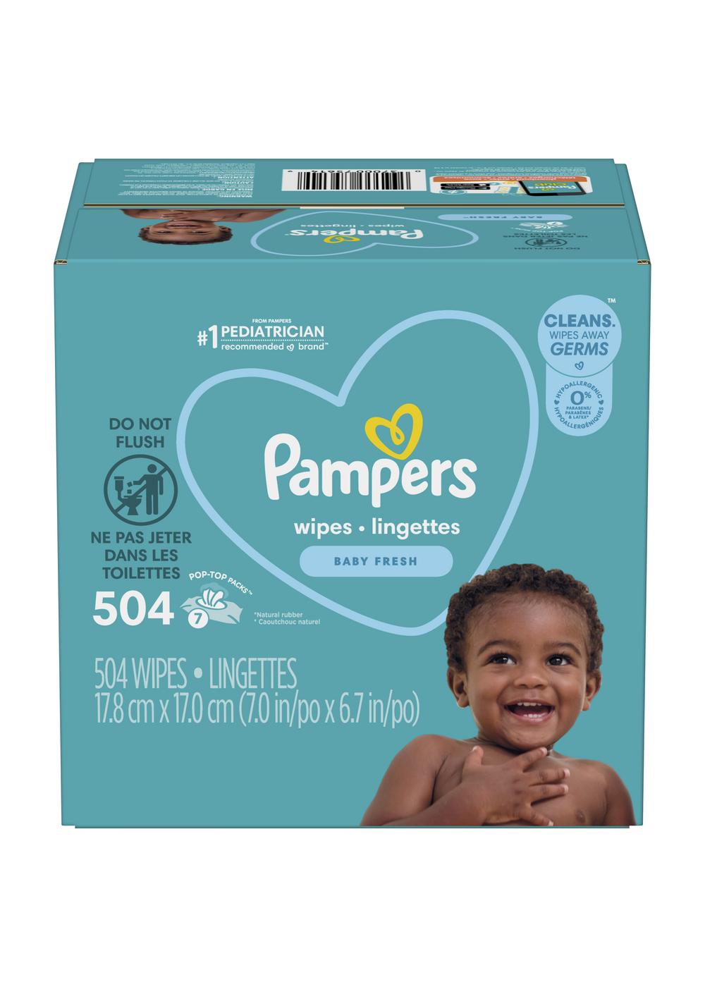 Pampers Fresh Scented Baby Wipes 3 Pk - Shop Baby Wipes at H-E-B