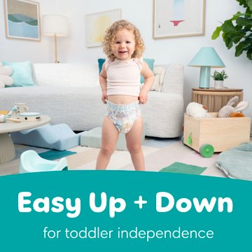 Pampers Easy Ups Girls & Boys Potty Training Pants, Size 5 (3T4T), Bluey Absorbent Training Underwear, Hypoallergenic, 66 ct