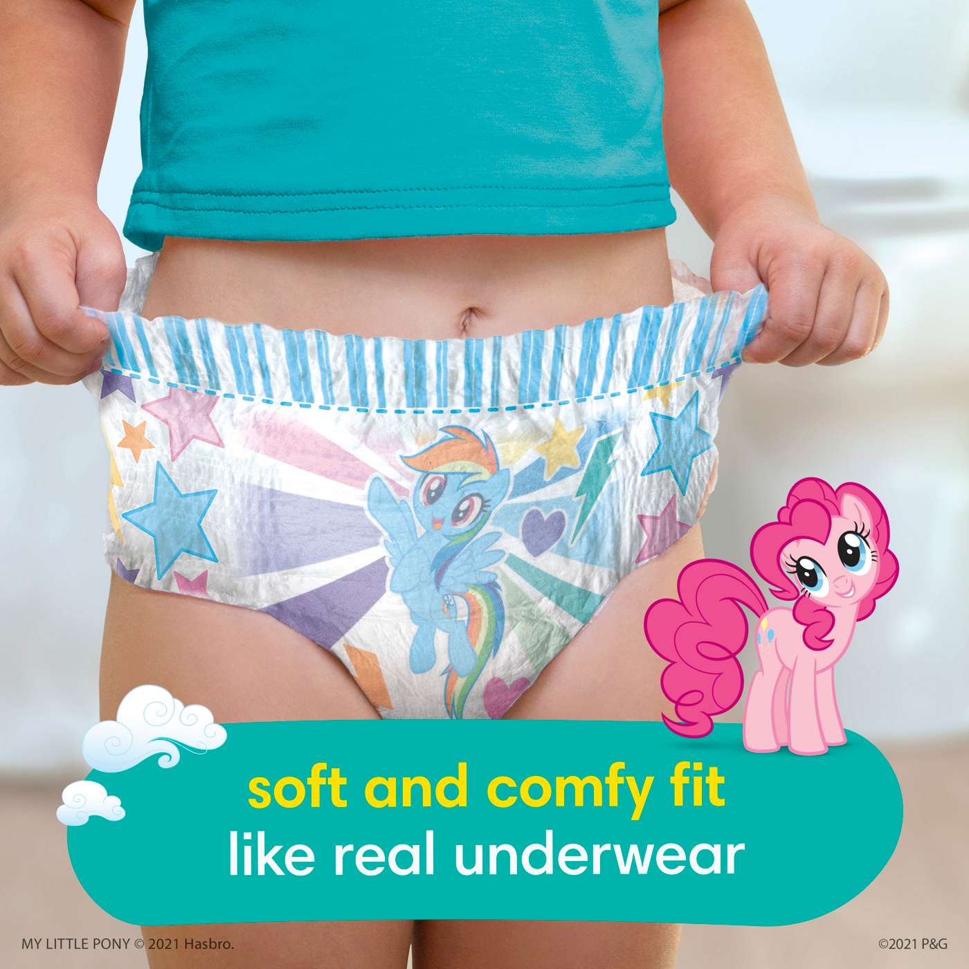 Pampers Easy Ups Girls Training Underwear - 2T - 3T - Shop Training Pants  at H-E-B