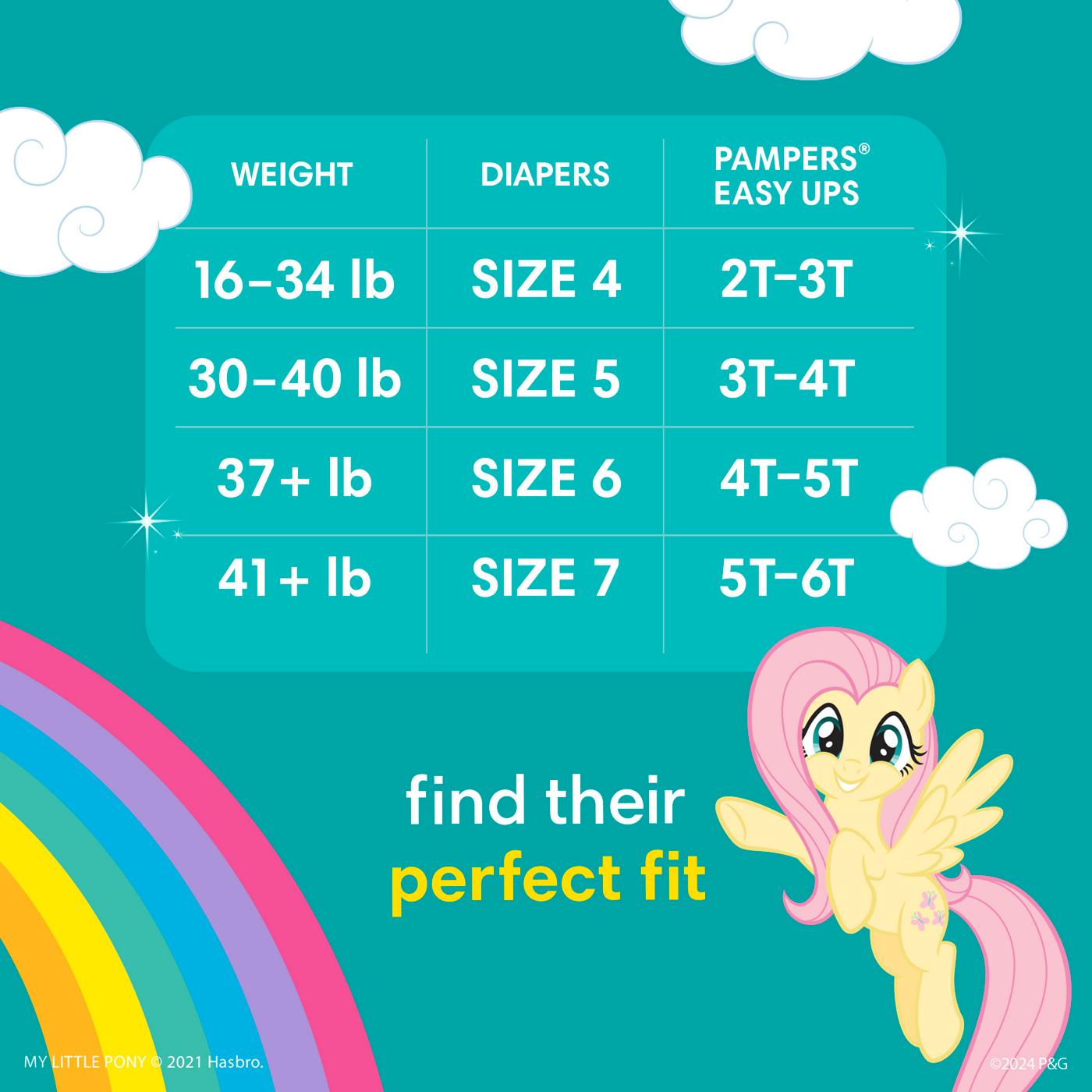 Pampers Easy Ups Girls Training Underwear - 4T - 5T - Shop Training Pants  at H-E-B