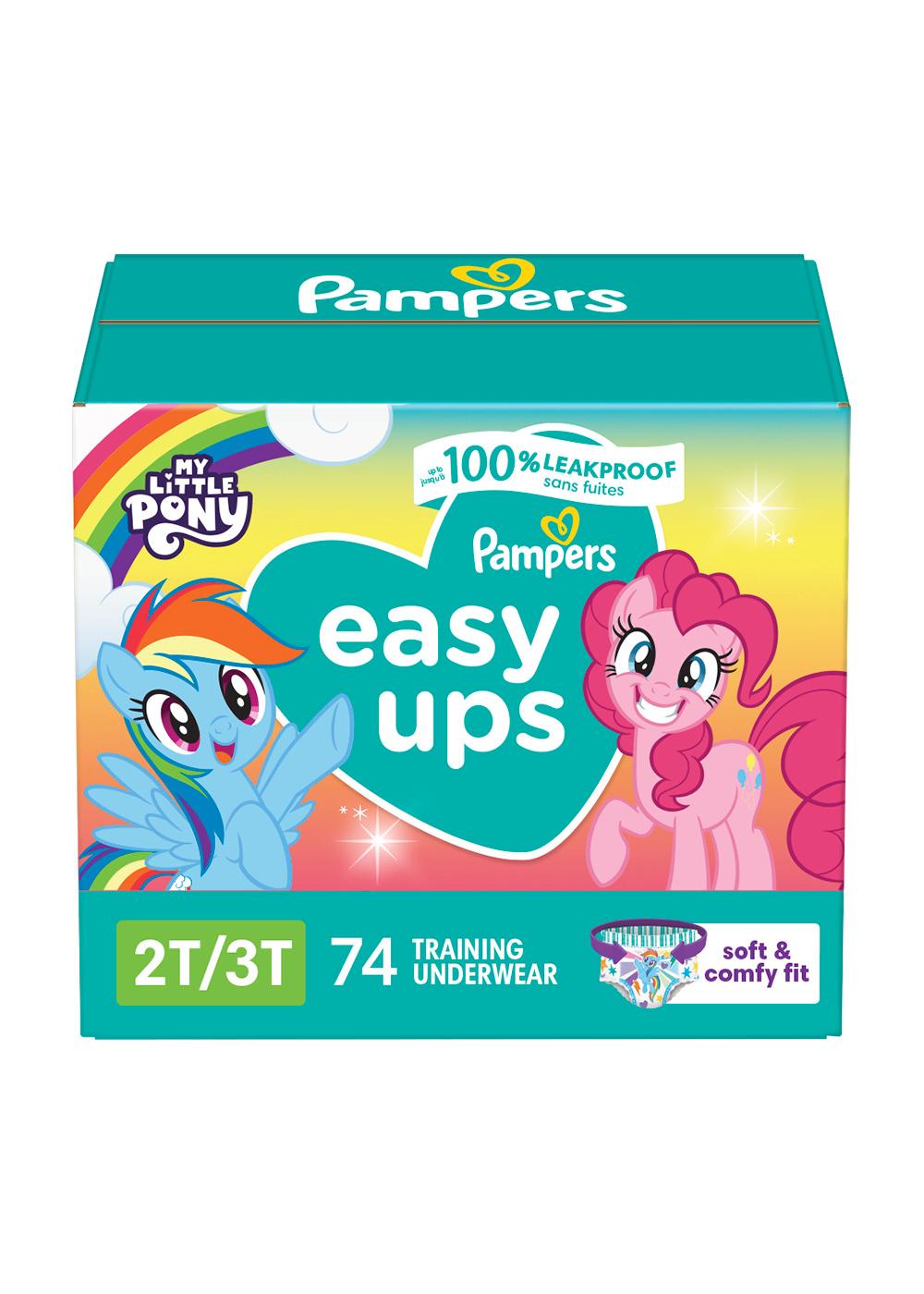 Pampers Easy Ups Training Pants Size 4 Girls - 16-34 lbs