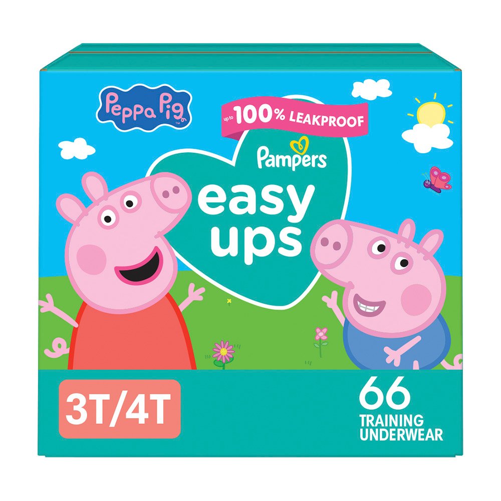Pampers Easy Ups Girls Training Underwear 3T 4T Shop Training