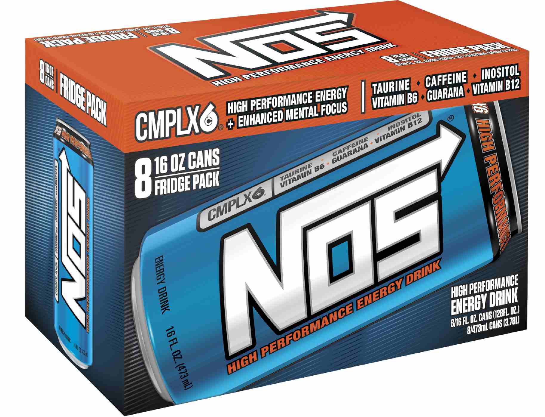 NOS Original Energy Drink 16 oz Cans; image 2 of 2