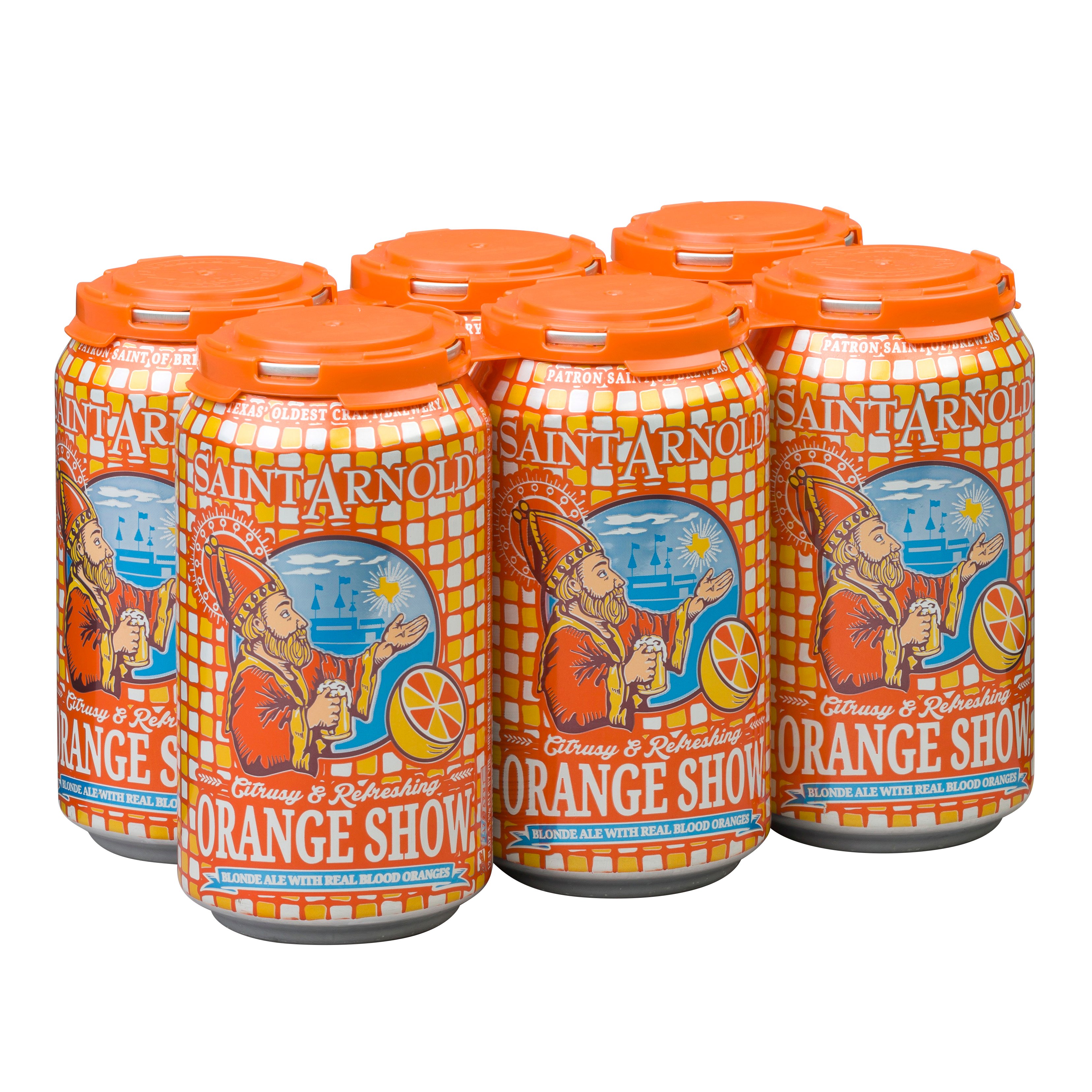 Saint Arnold Orange Show Blonde Ale Beer 12 oz Cans Shop Beer at HEB