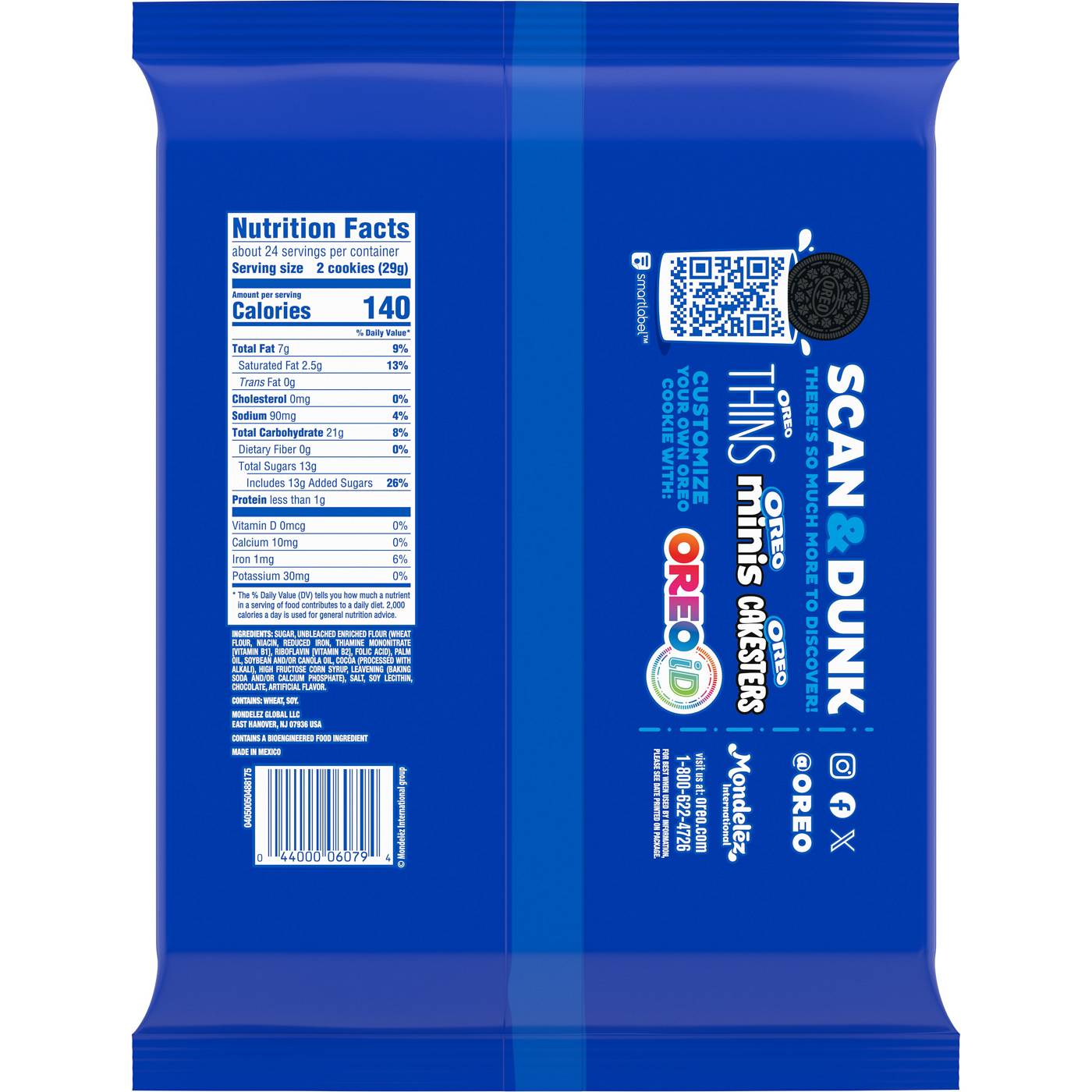 OREO Double Stuf Chocolate Sandwich Cookies - Party Size; image 11 of 18