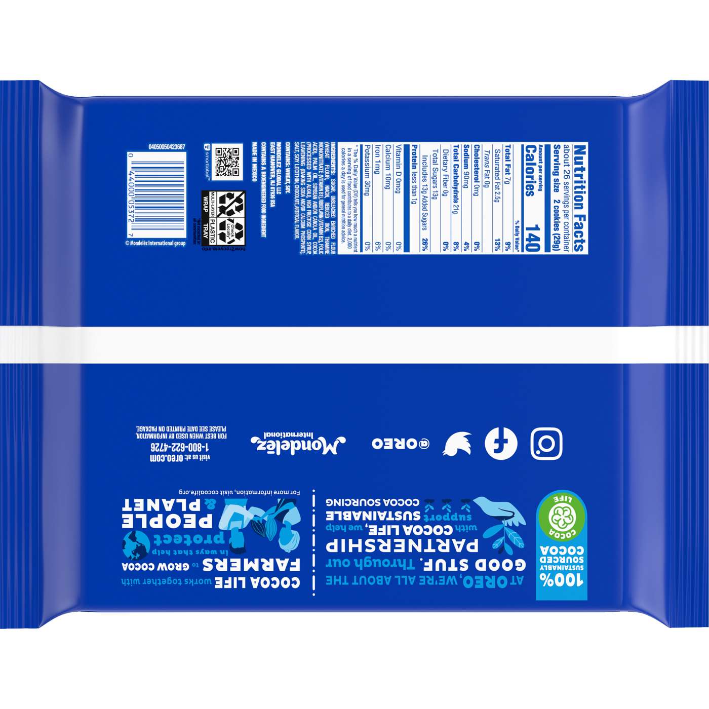 OREO Double Stuf Chocolate Sandwich Cookies - Party Size; image 4 of 18