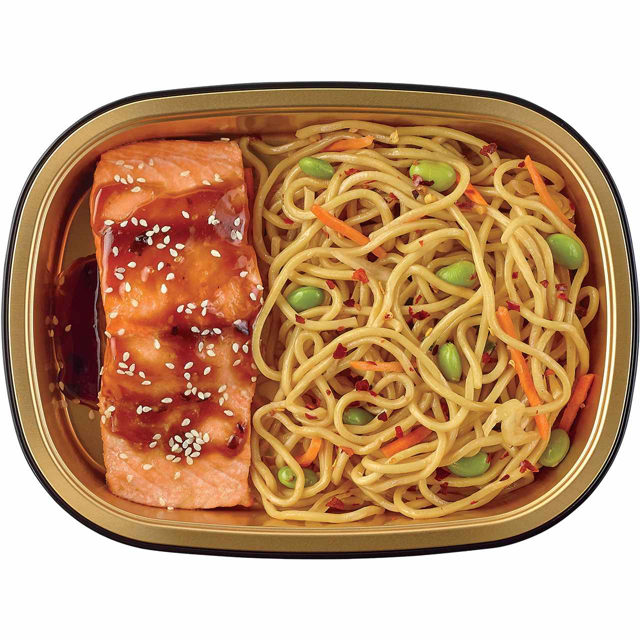 Meal Simple by H-E-B Teriyaki Atlantic Salmon with Spicy Sesame Noodles; image 1 of 4