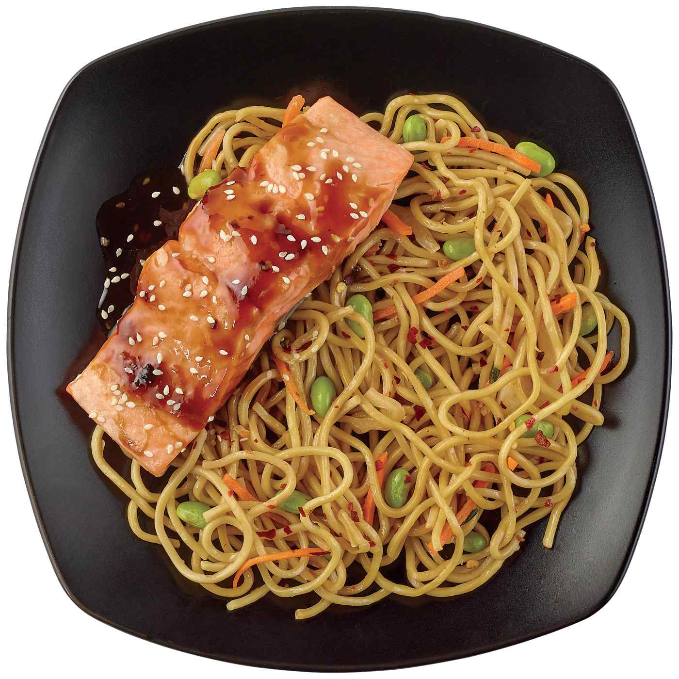 Meal Simple by H-E-B Teriyaki Atlantic Salmon with Spicy Sesame Noodles; image 2 of 4