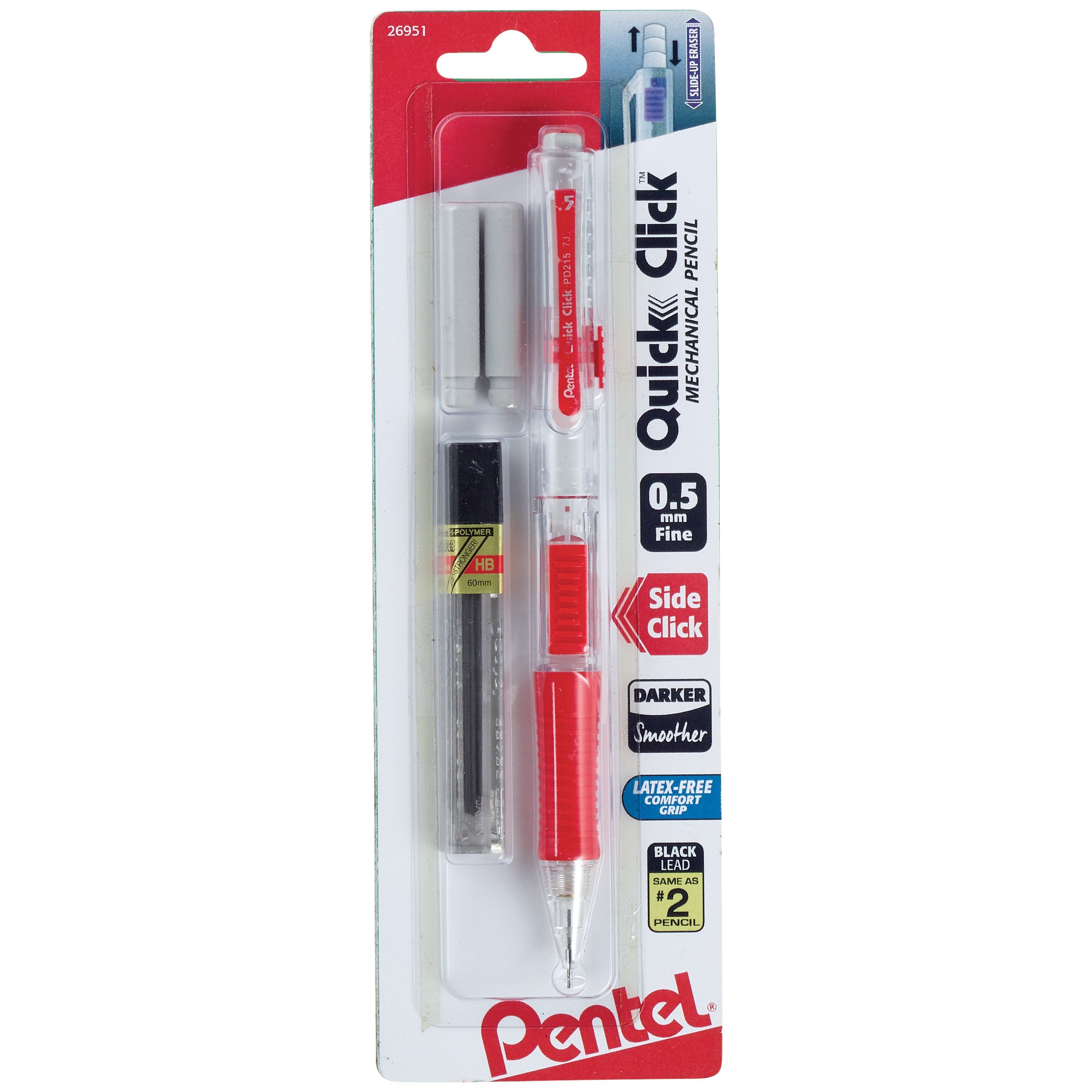 pentel side click mechanical pencil