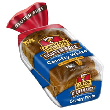 Canyon Bakehouse Gluten Free Country White Sliced Bread, 15 oz
