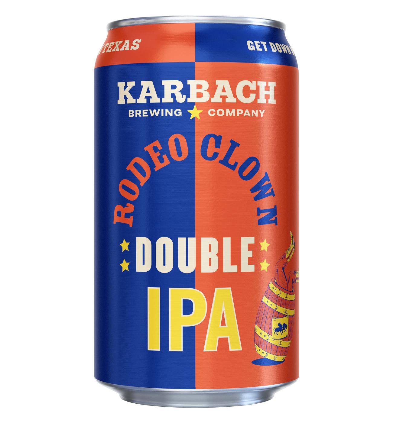 Karbach Rodeo Clown Double IPA Craft Beer 6 pk Cans; image 2 of 3