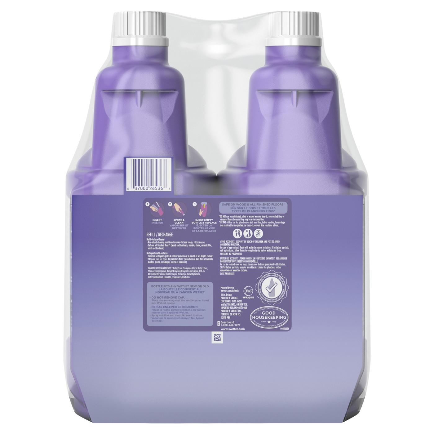 Swiffer Wet Jet Mop Refill Solution Floor Cleaner - Lavender Scent; image 5 of 10
