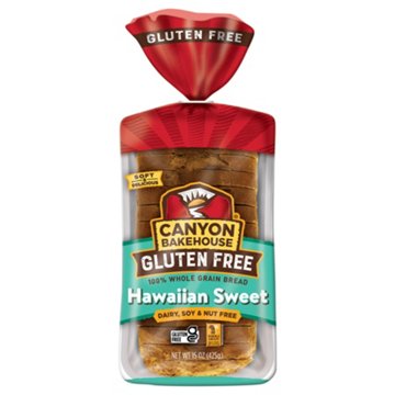 Canyon Bakehouse Gluten Free Hawaiian Sweet Sliced Bread, 15 oz