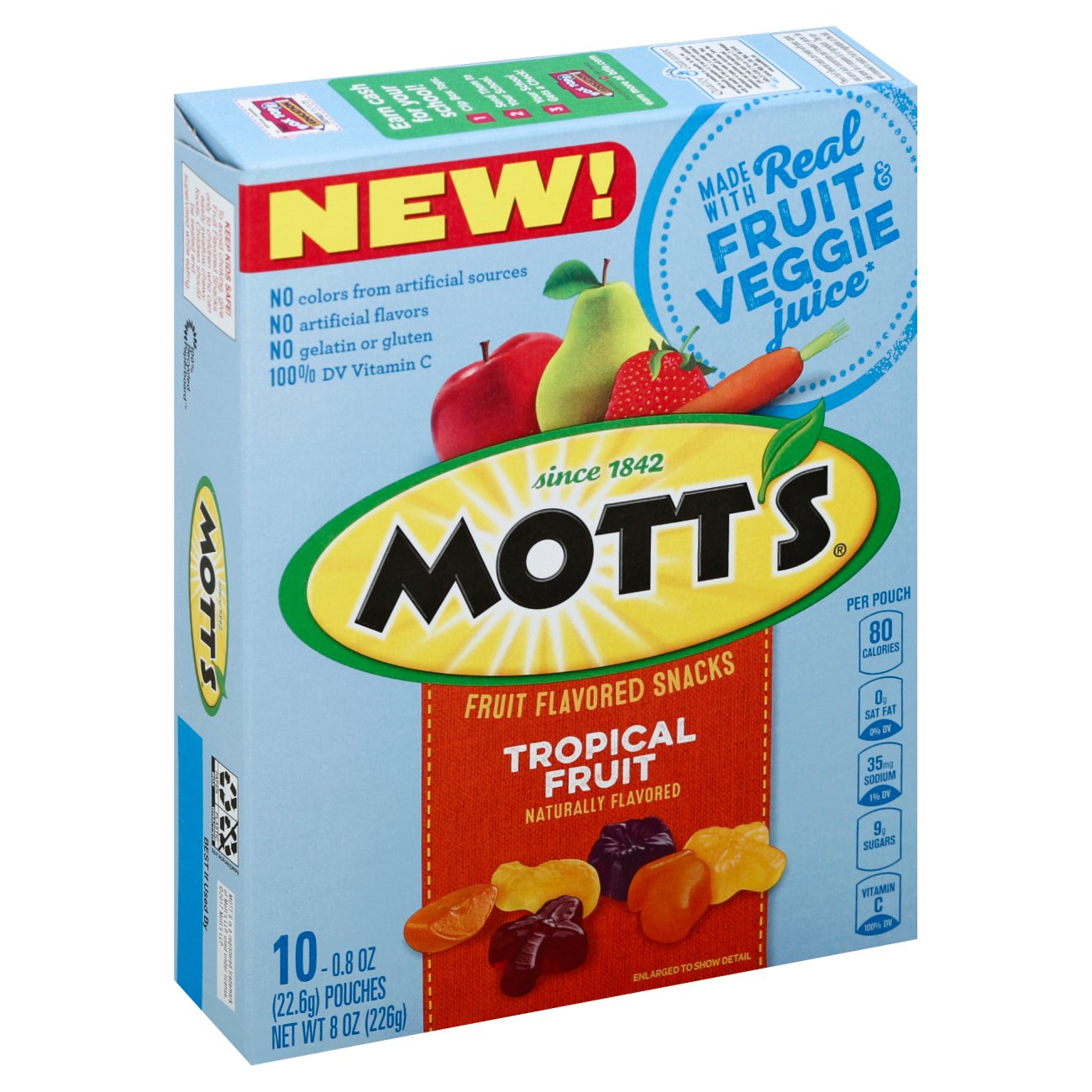 Mott's Tropical Fruit Snacks Shop Fruit snacks at HEB