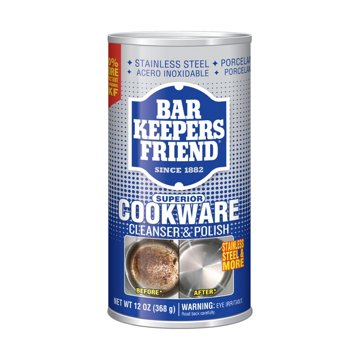 Bar Keepers Friend Cookware Cleanser & Polish, 12 oz