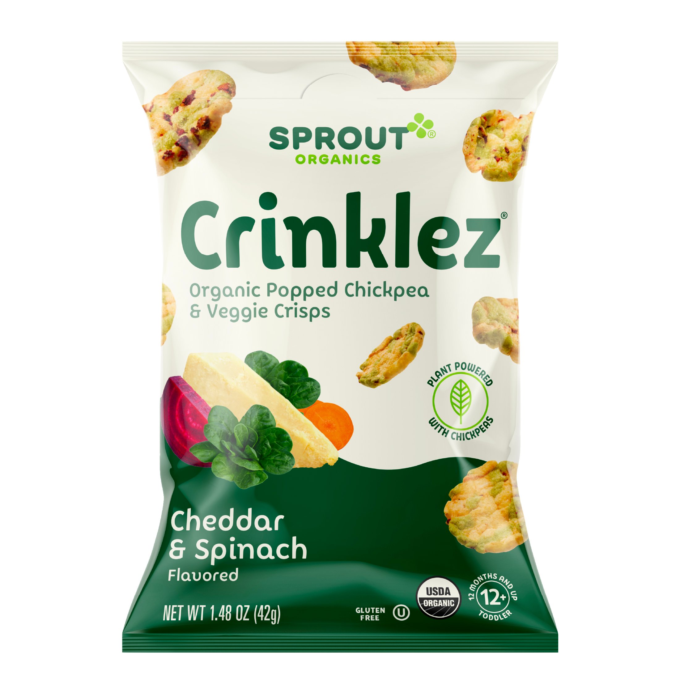 Sprout Toddler Crinklez Cheesy Spinach Shop Toddler Food at HEB