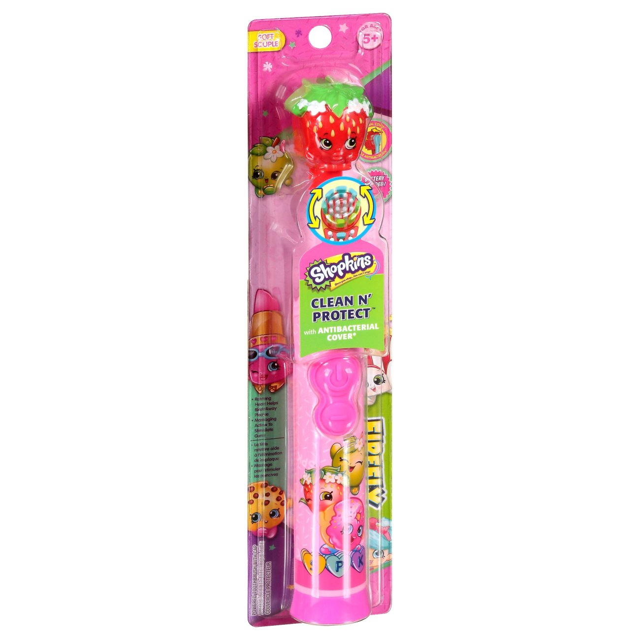 Firefly Rotary Shopkins Toothbrush Soft - Shop Toothbrushes at H-E-B