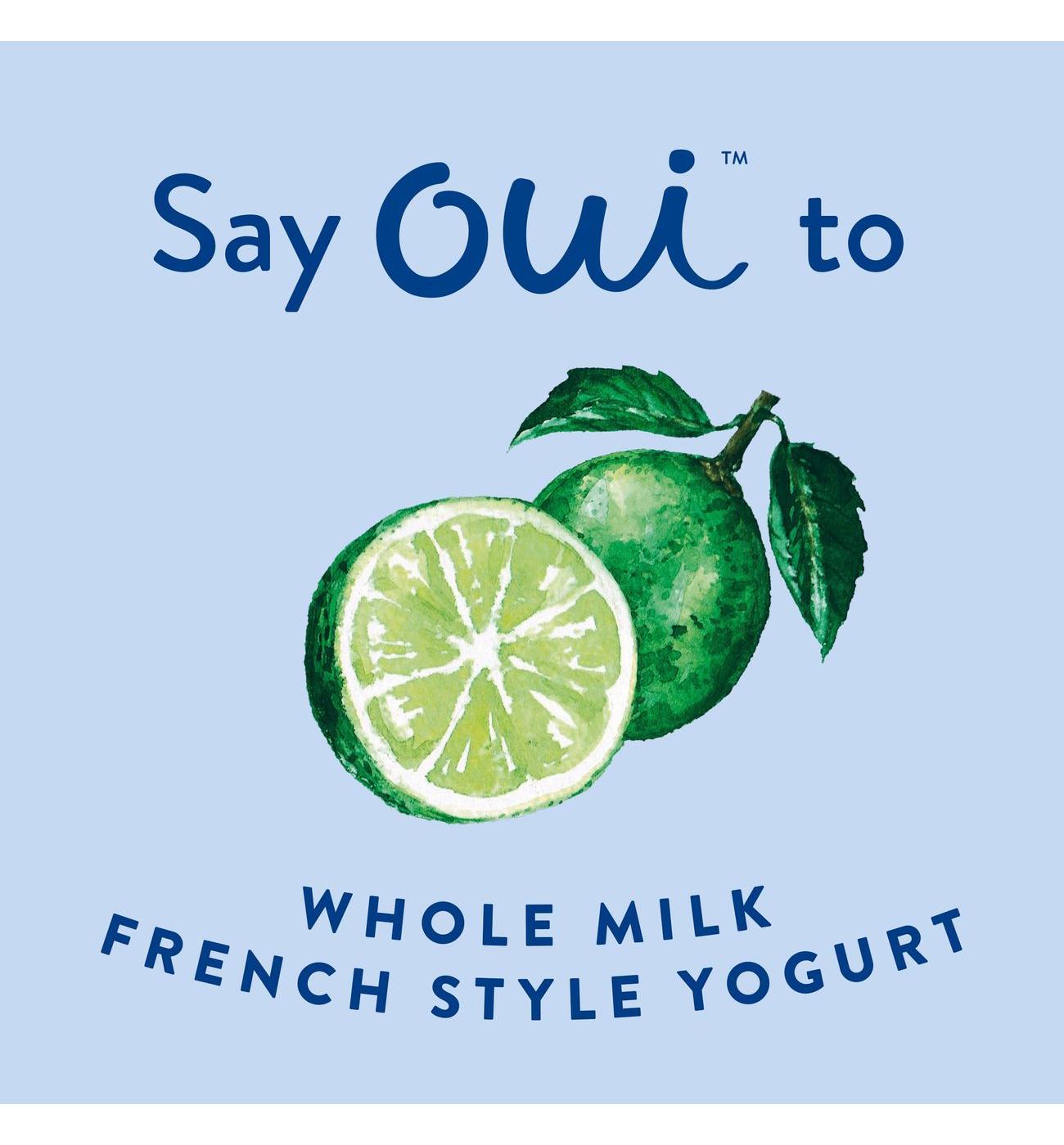 Yoplait Oui Key Lime French Style Yogurt; image 2 of 6