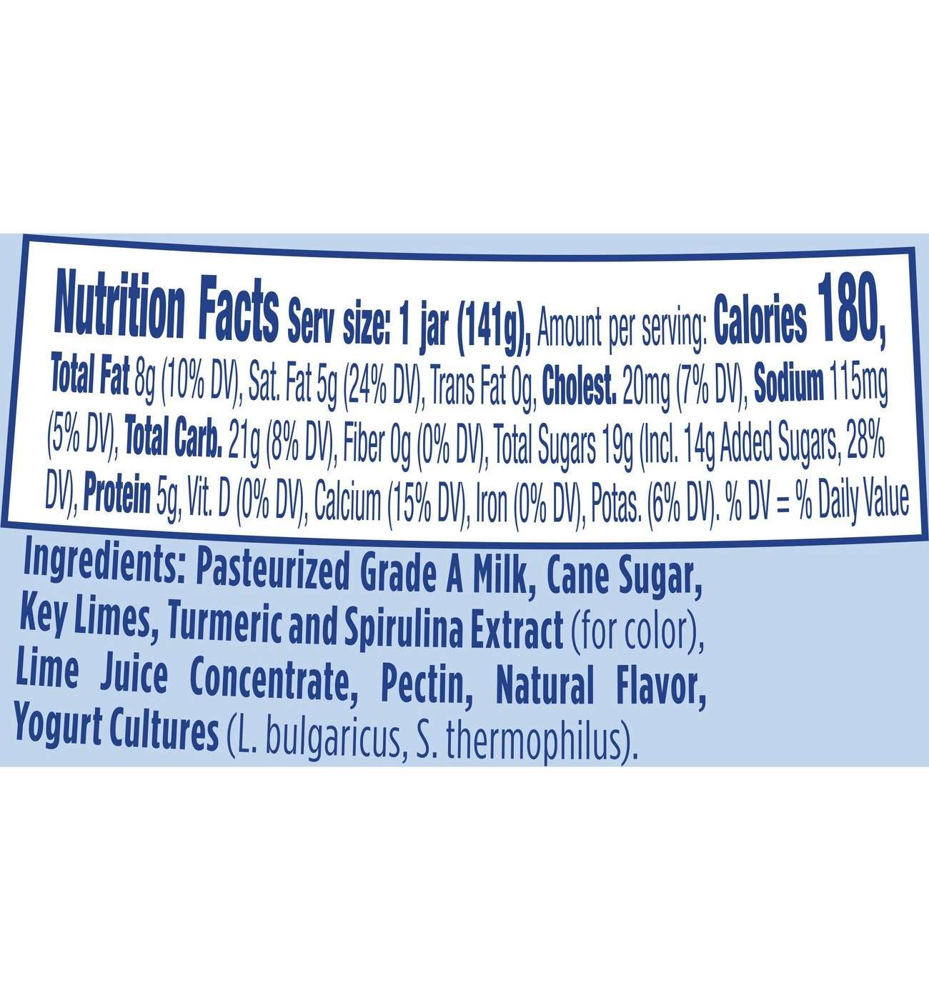 Yoplait Oui Key Lime French Style Yogurt; image 5 of 6