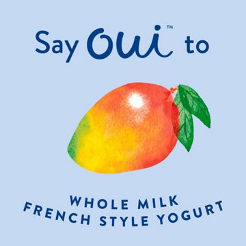 Yoplait Oui Mango French Style Yogurt