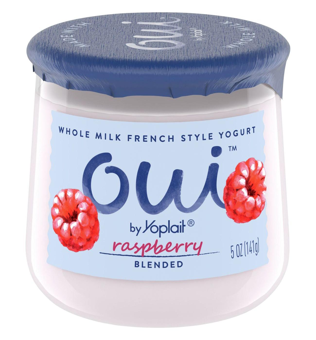 Yoplait Oui Raspberry French Style Yogurt; image 1 of 6