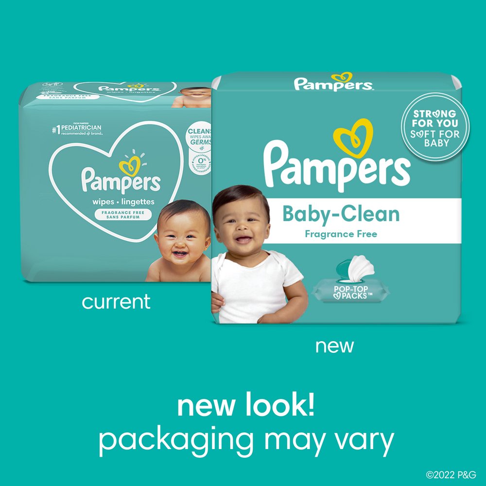 LINGETTES PAMPERS 64PCS