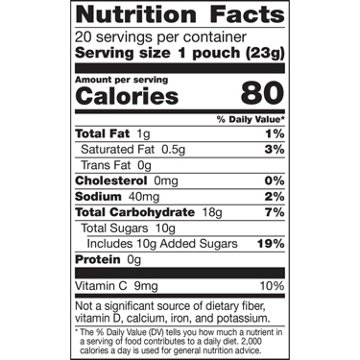 Gushers Fruit Snacks Variety Family Pack, 20 ct