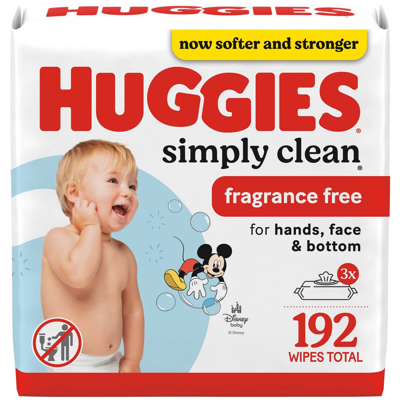 Huggies Simply Clean Baby Wipes - Unscented, 3 pk; image 1 of 9