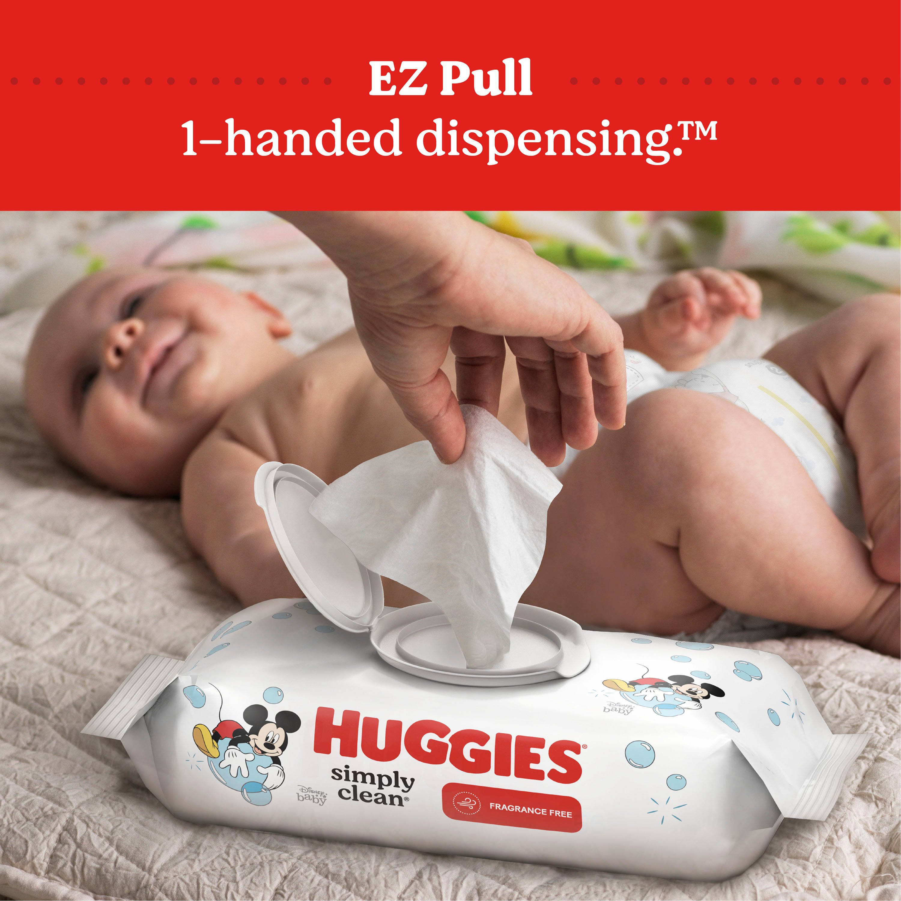 Huggies Natural Care Sensitive Baby Wipes - Fragrance Free - Shop Baby  Wipes at H-E-B